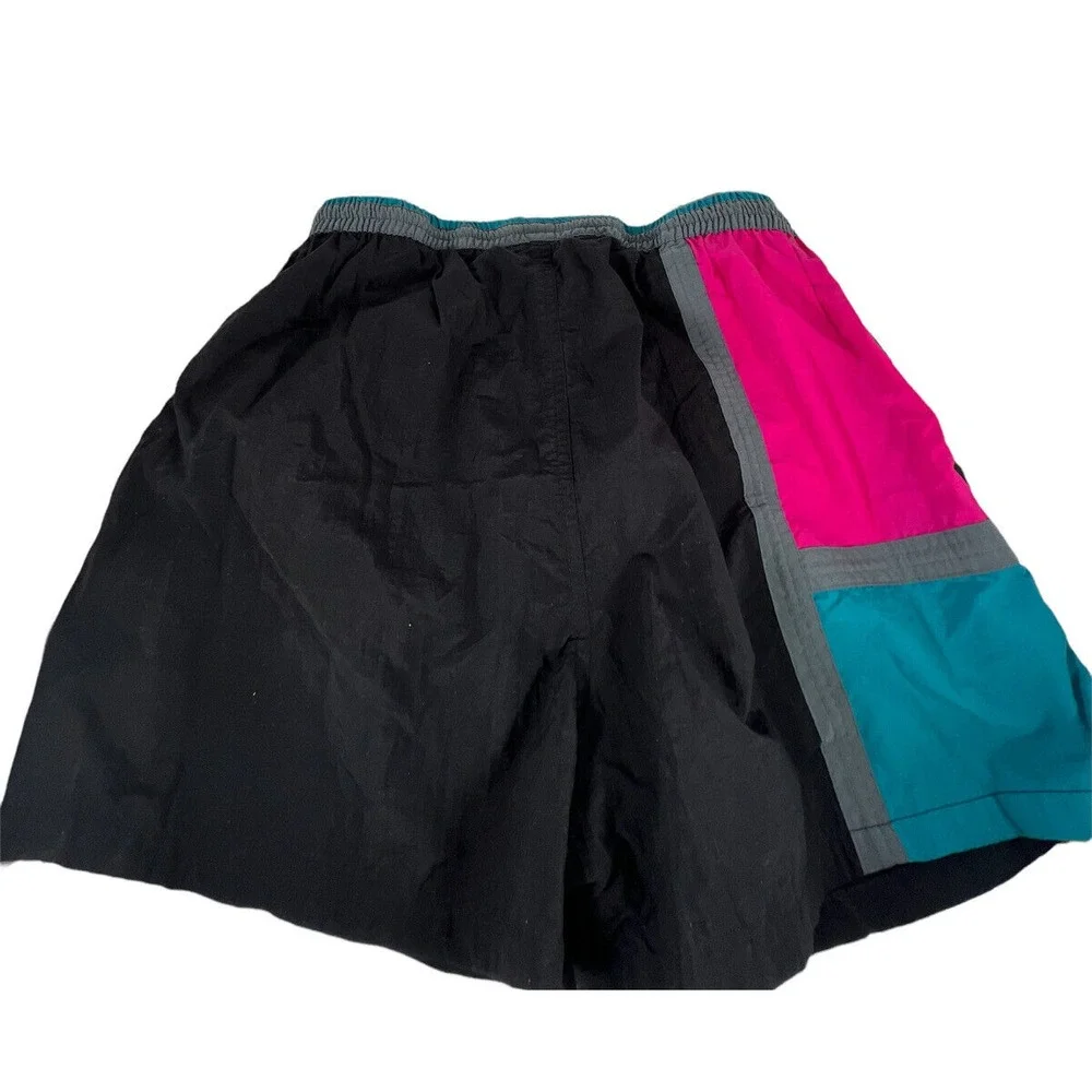 Vintage 90s Men's Swimming Trunks Color Block Size Medium Fast Breakers‎